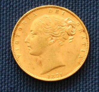 1882 - St. George - Sydney - No BP Australia Sovereign obverse