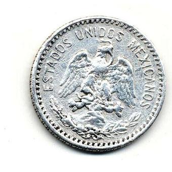 1908 Mexico 20 Centavos obverse